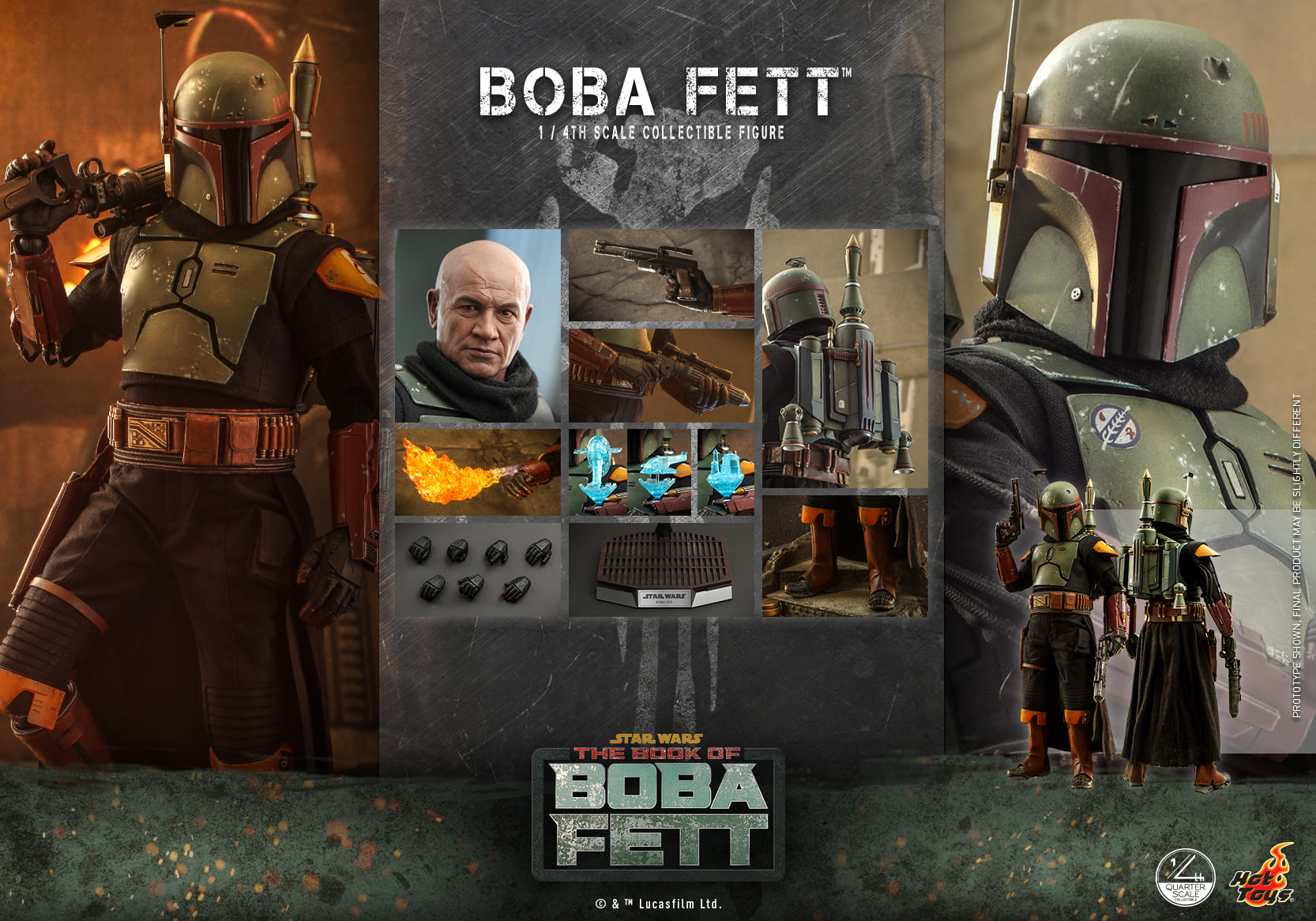  Artikelbild 1 des Artikels “1/4 BOBA FETT STAR WARS: TBOB “
