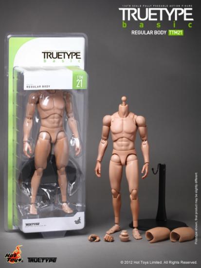  Product image 1 of the product “TrueType Figure body - Caucasian Male (Narrow Shoulder) ”
