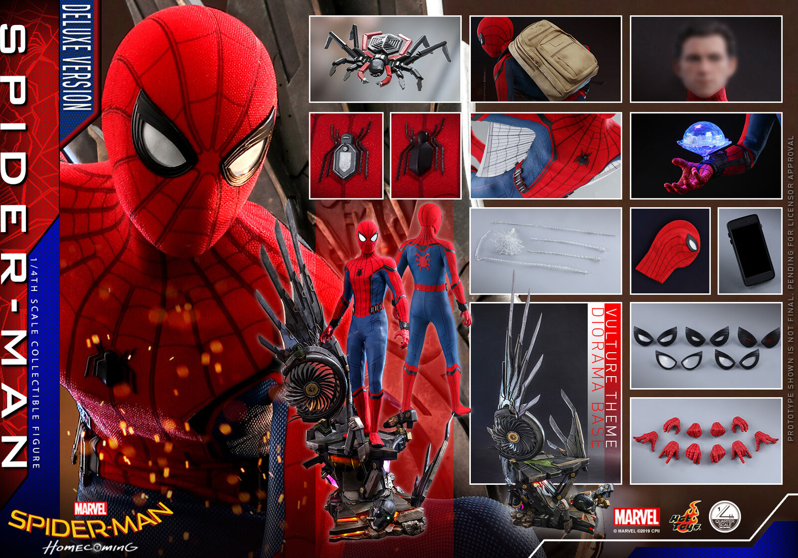  Artikelbild 1 des Artikels “1/4 Spider-Man Limited Edition Collectible “