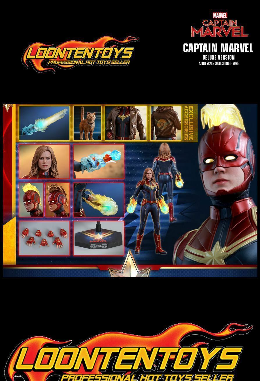  Artikelbild 1 des Artikels “Captain Marvel: Captain Marvel - Deluxe Movie Masterpiece Series 1:6 “