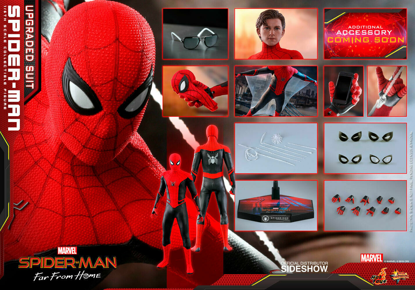  Artikelbild 1 des Artikels “1/6th scale Spider-Man Far From Home - Upgraded Suit Version “