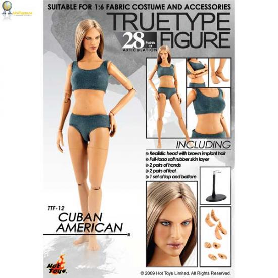  Product image 1 of the product “TrueType Figure body - Cuban American Female ”