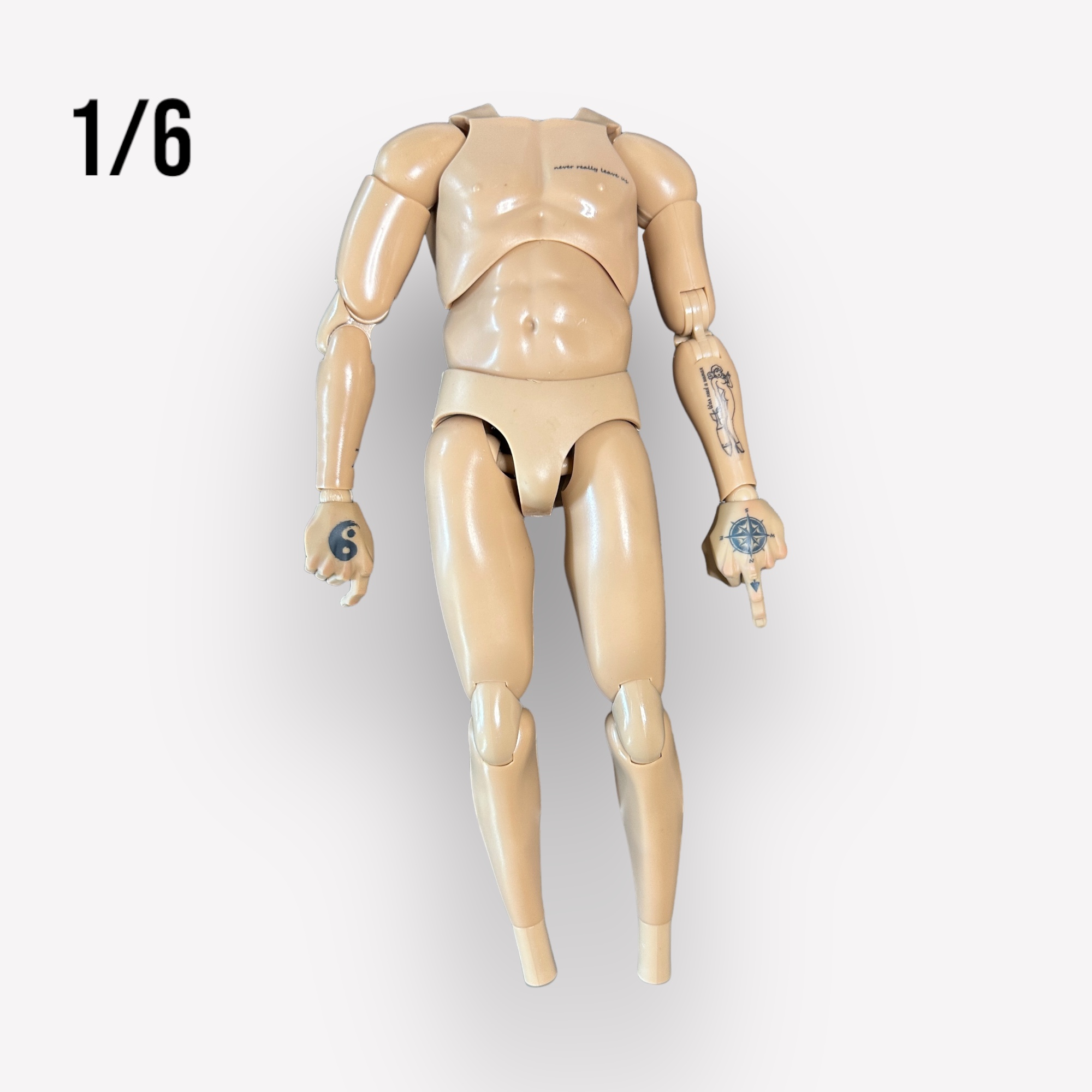  Product image 1 of the product “Damtoys Basic  Body Tattooed with Fk U ”