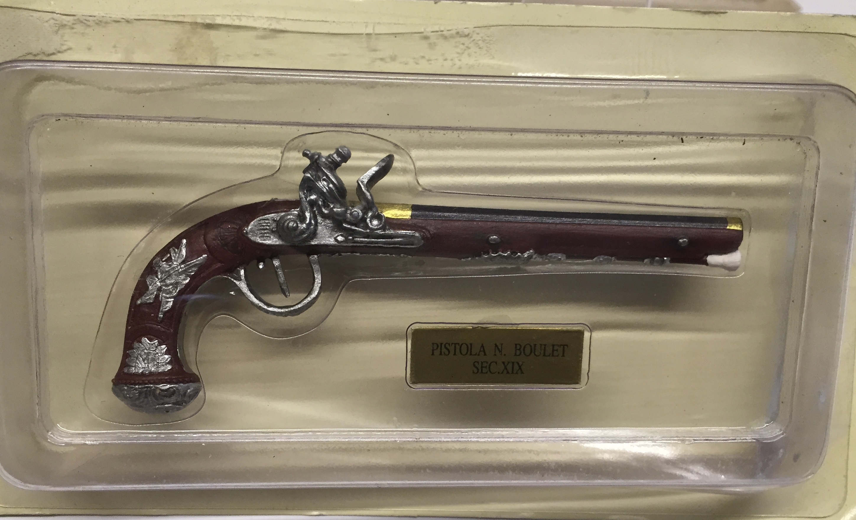  Product image 1 of the product “1:4 Pistola en Boulet Pewter Zinn ”