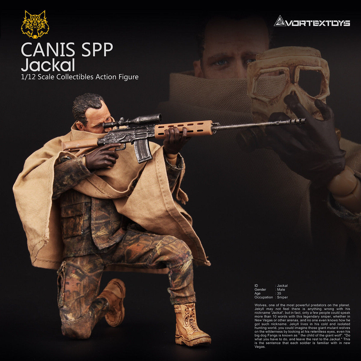  Artikelbild 1 des Artikels “1:12 Jackal  Fully articulated Figur “