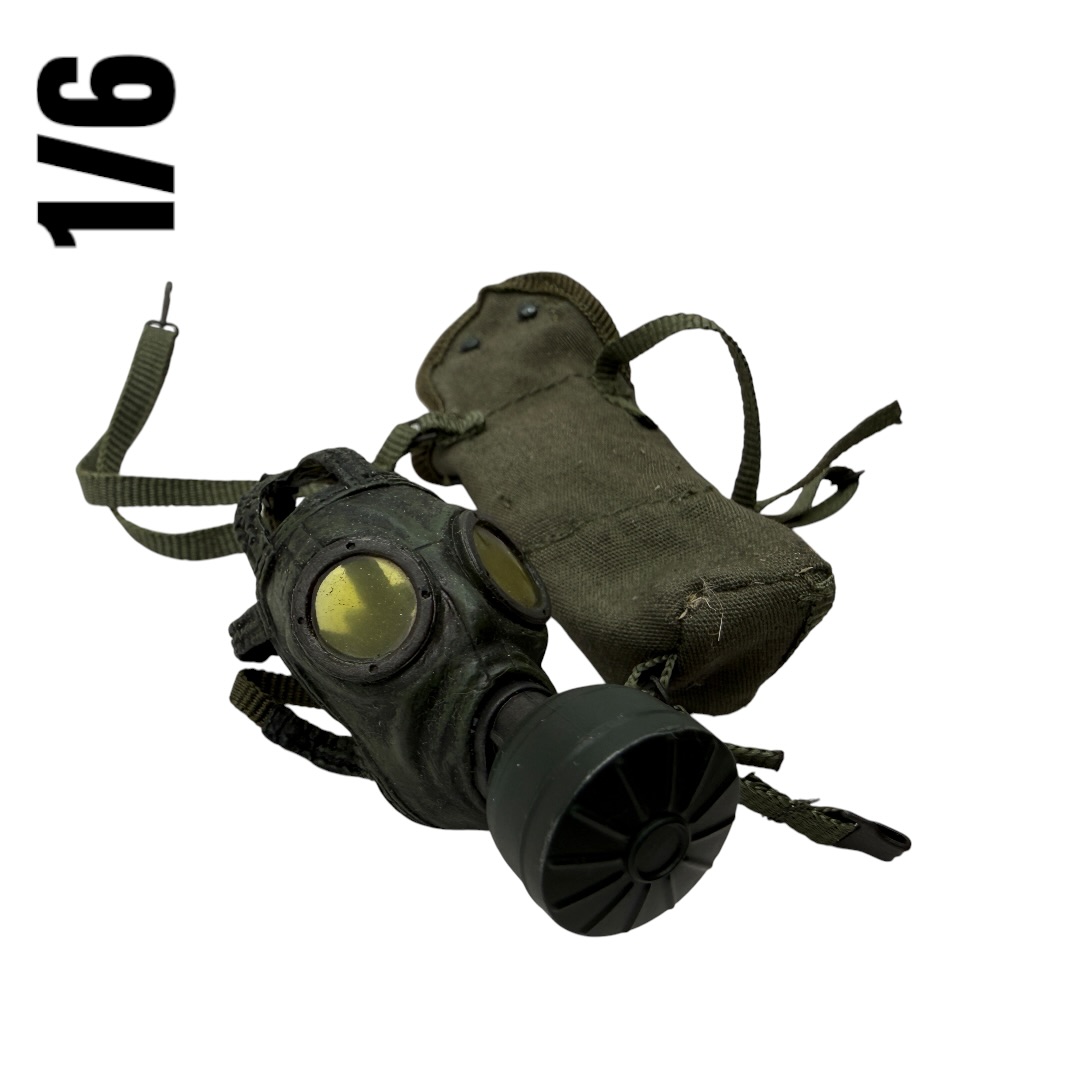  Artikelbild 1 des Artikels “Gasmaske mit abnehmbaren Filter , Gasmaskenbehälter mit Ersatzfach aus Stoff “