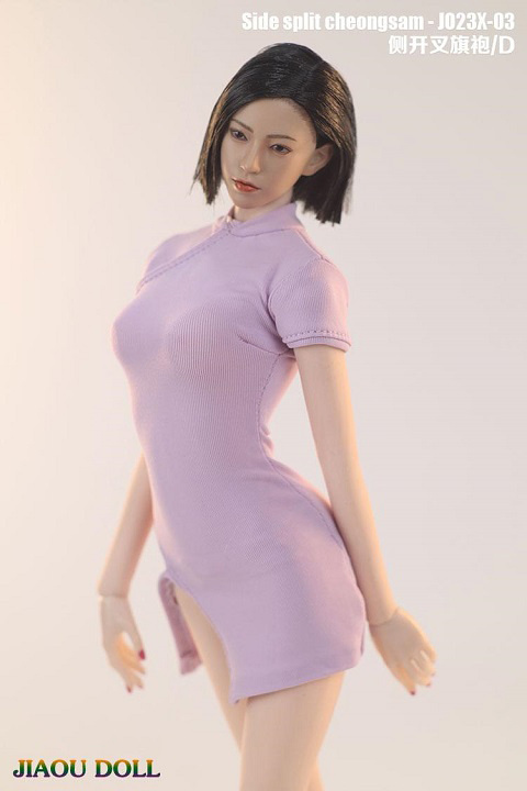  Product image 1 of the product “1:6 side slit cheongsam (Purple) ”