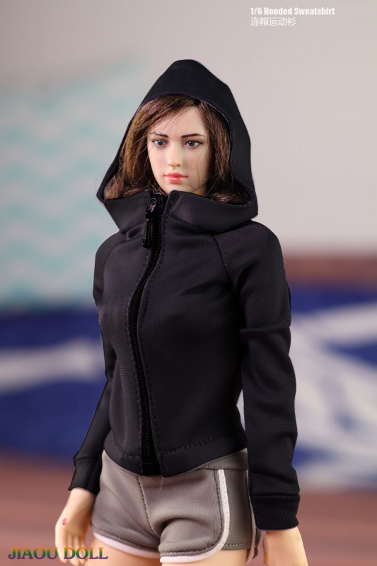  Artikelbild 1 des Artikels “1:6 Female Hoodie (Black) “