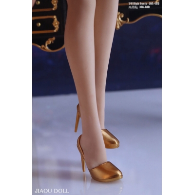  Product image 1 of the product “Female High Heeled Shoes (Gold) 1:6 ”