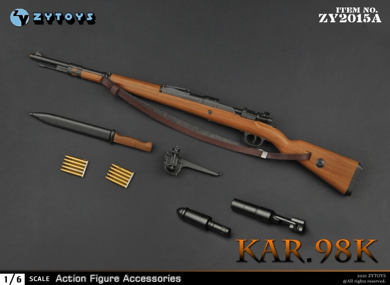  Product image 1 of the product “1/6 Karabiner 98K Rifle (Brown) Full Set ”