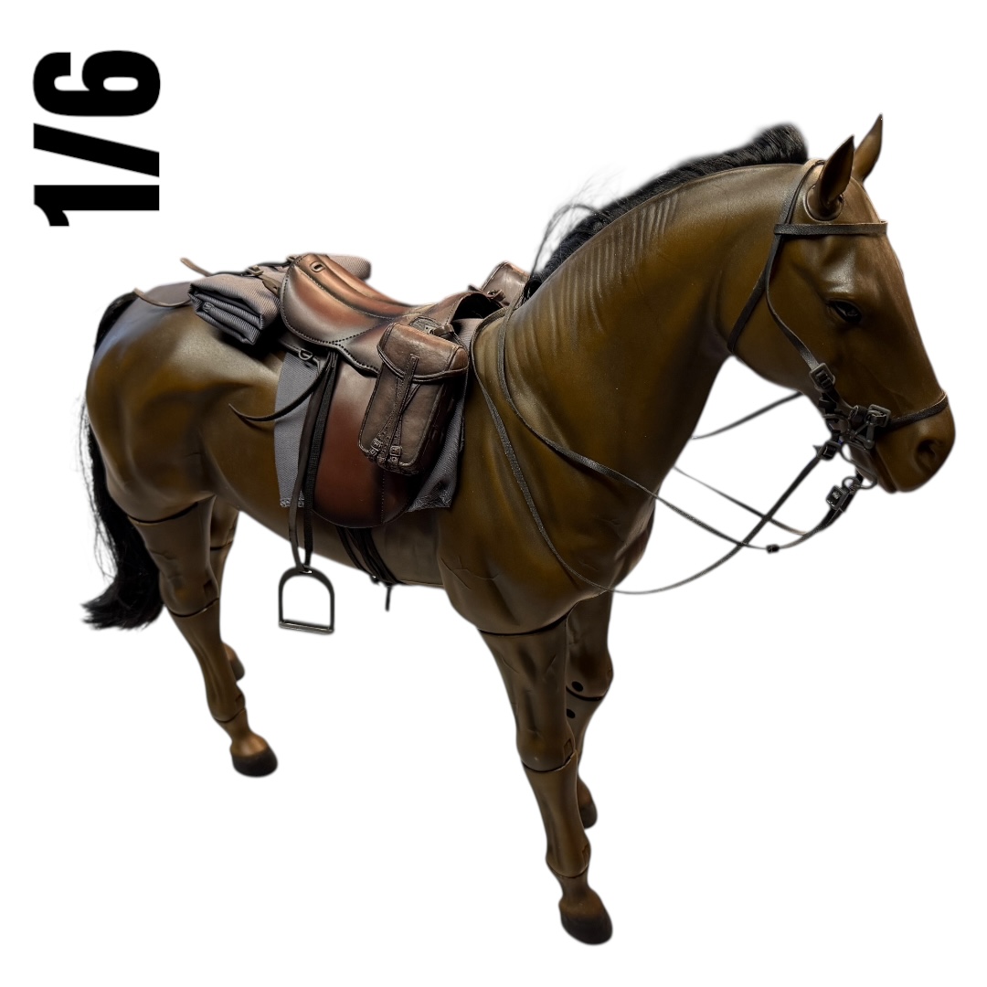  Product image 1 of the product “Pferd und Sattel mit Gelenken beweglich 1/6 ”