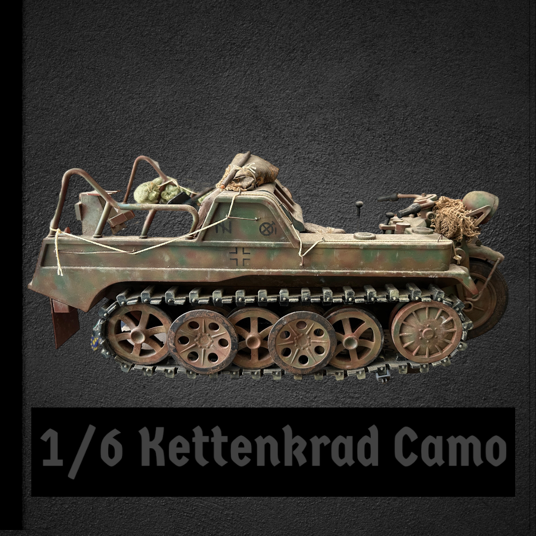  Product image 1 of the product “Sd.Kfz.2 Kettenkrad Used Optic (ohne OVP) 1/6 ”