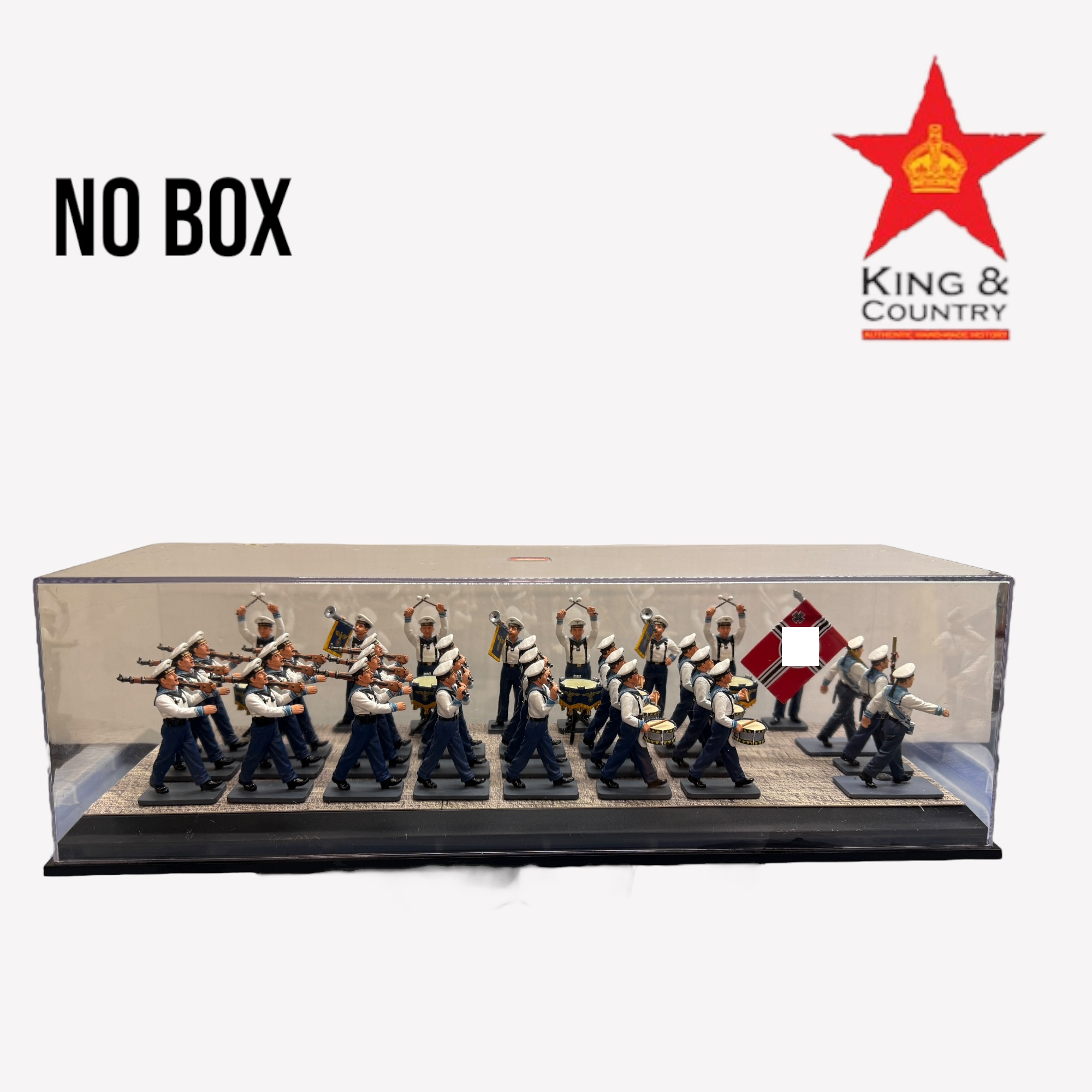  Product image 1 of the product “Marching Kriegsmarine in Display (No original Box) ”