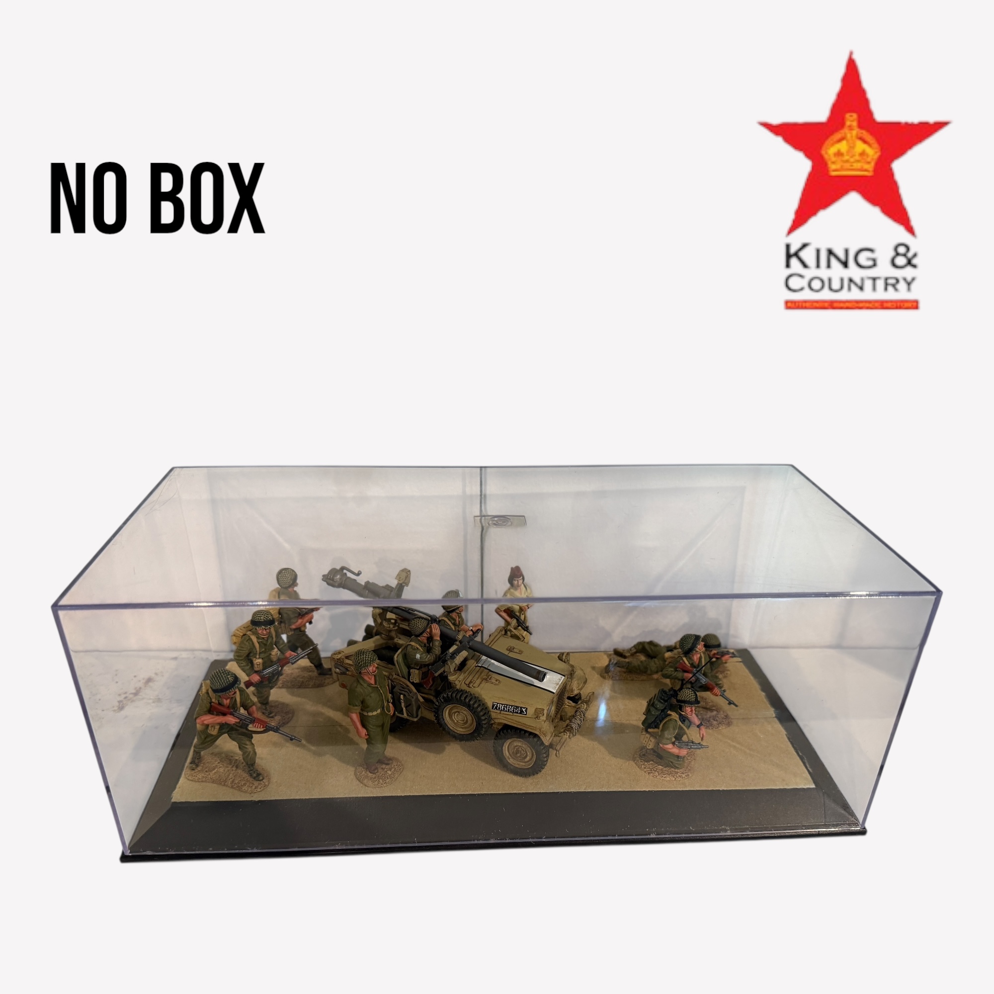  Product image 1 of the product “1/30 Israeli M38 Jeep w/106mm Recoilless Rifle Diorama Display ”