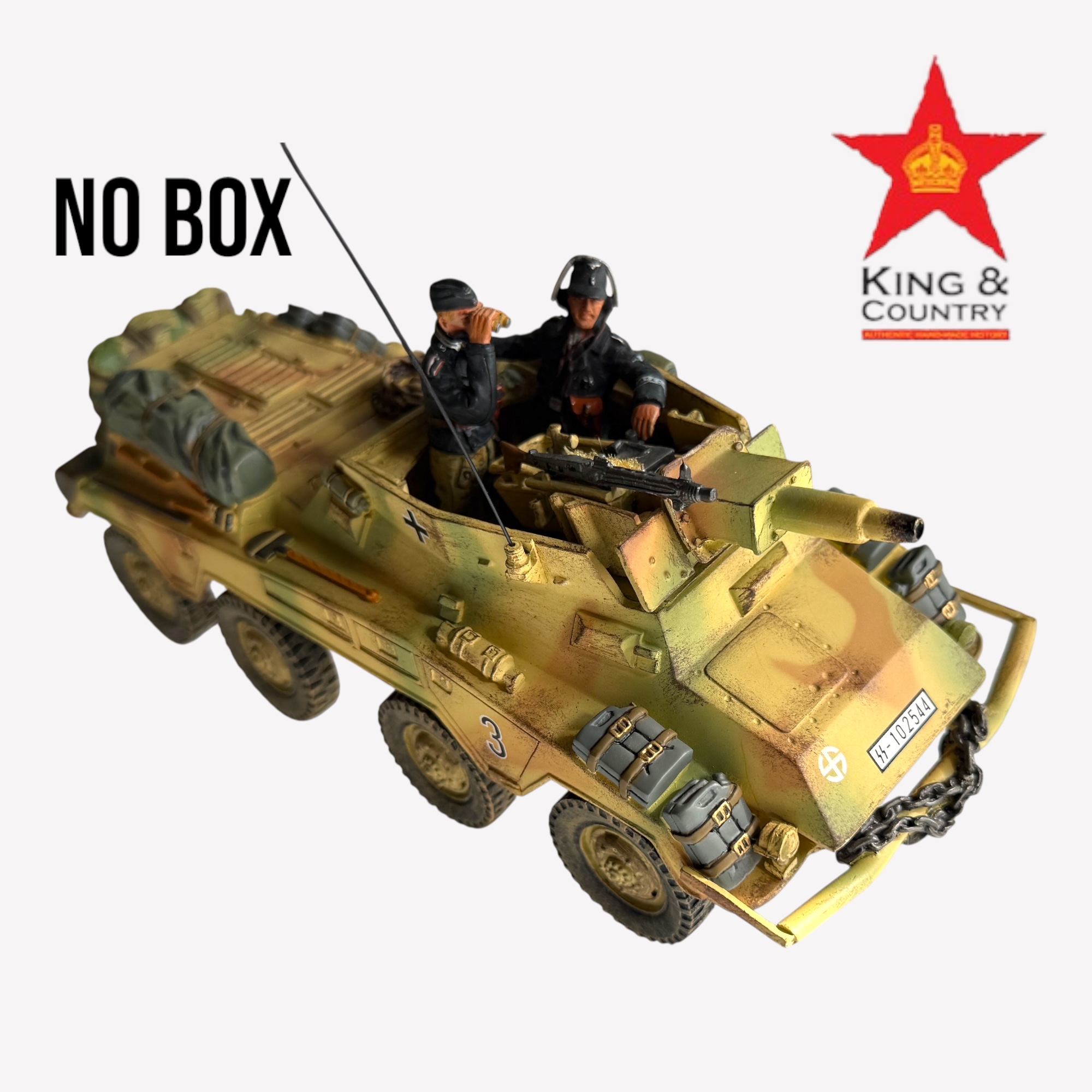  Product image 1 of the product “SD KFZ 234/3 plus  2 Figuren No Box ”