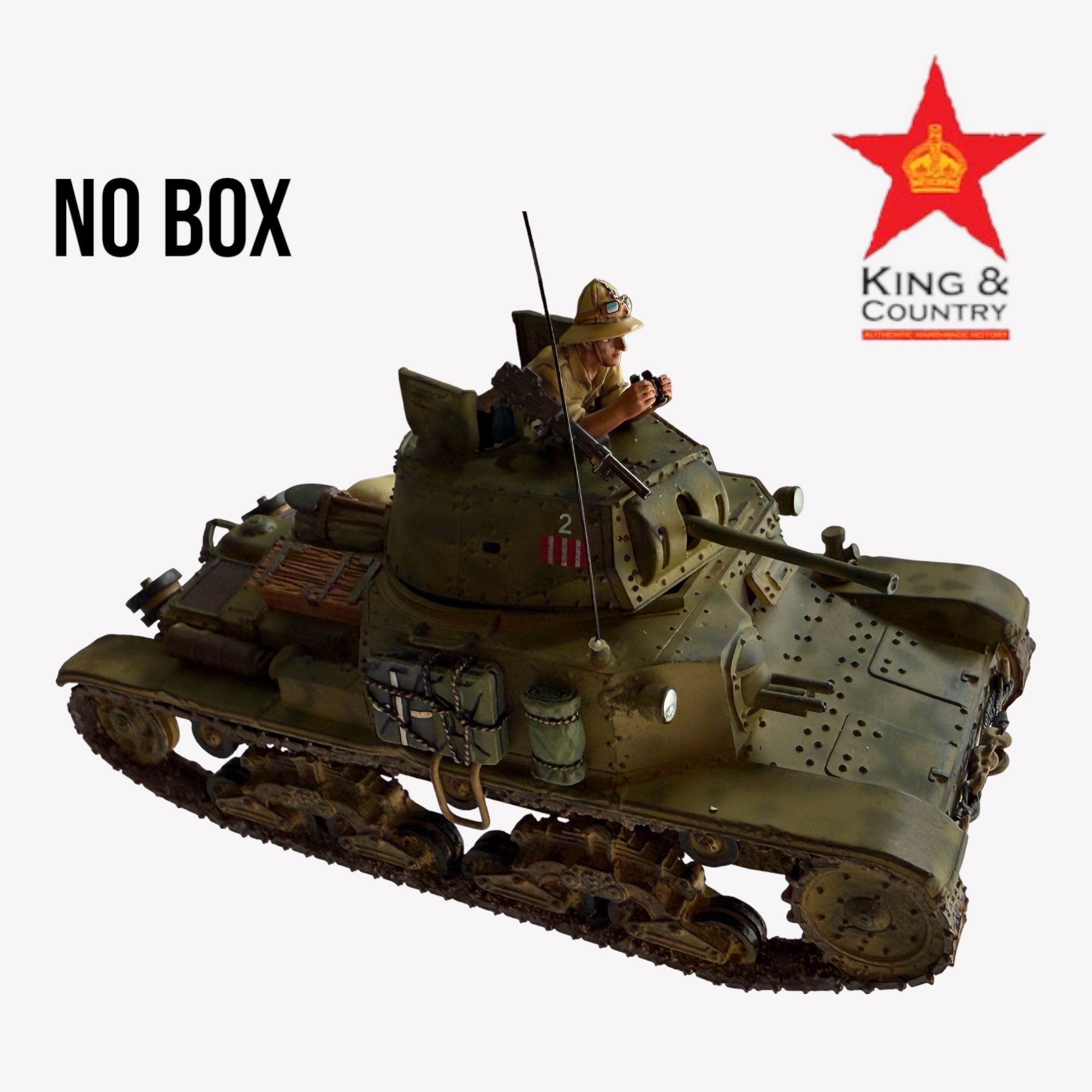  Product image 1 of the product “CARRO ARMATO M13/40 LE250 BY KING AND COUNTRY (RETIRED) No Box ”