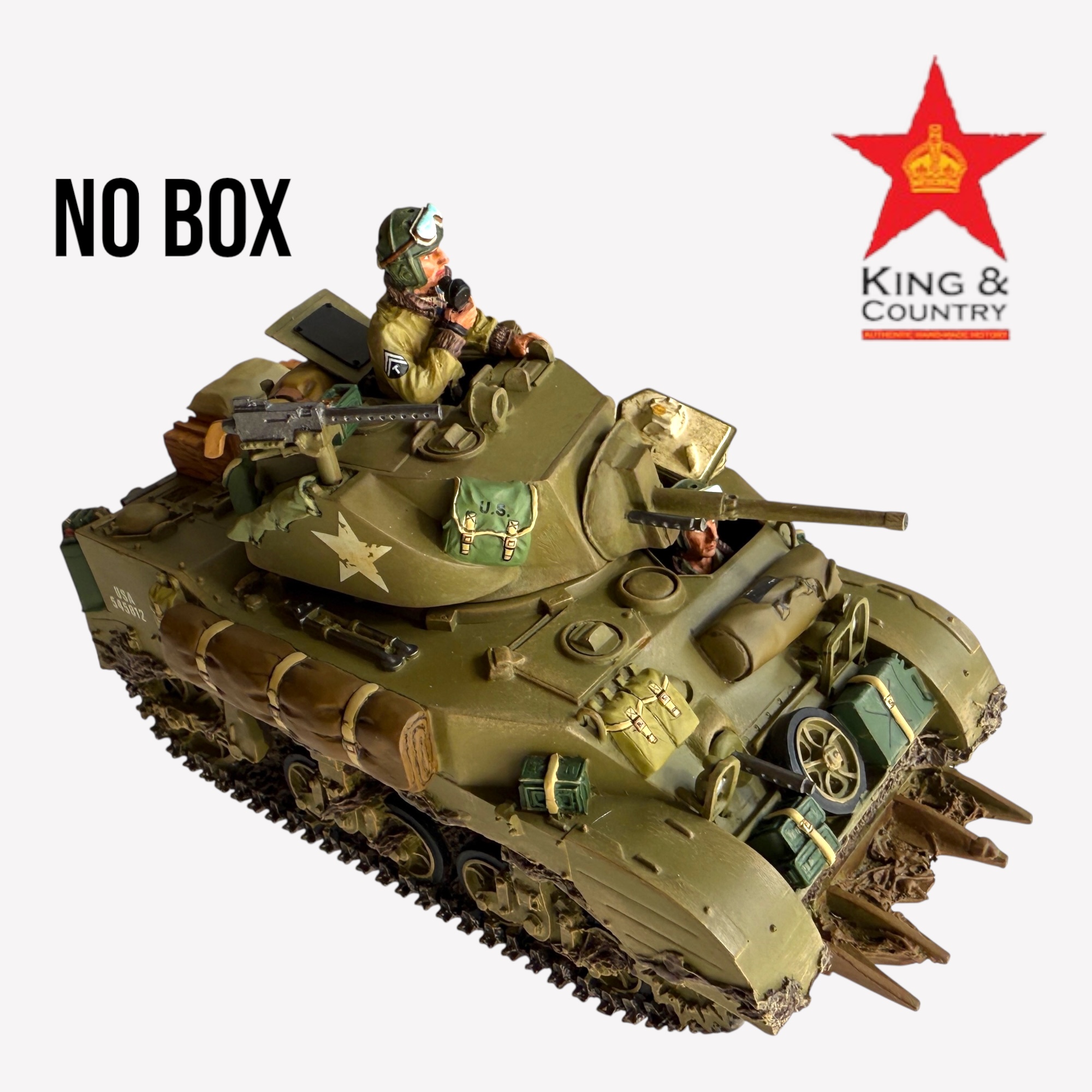 Product image 1 of the product “D-Day '44: US Light Tank M5A1 Stuart (No Box) ”