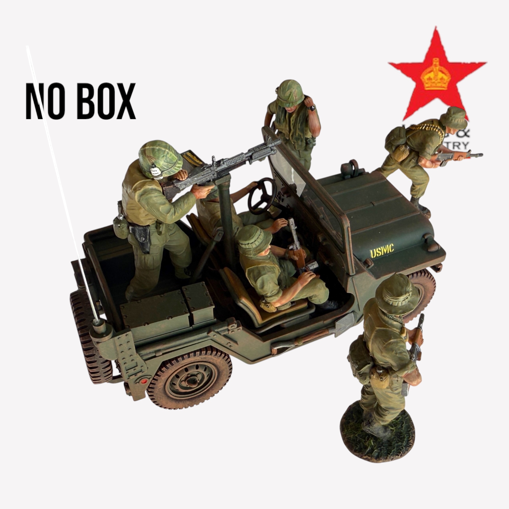  Product image 1 of the product “M151 'Mutt' (USMC) with 6 Figures ”