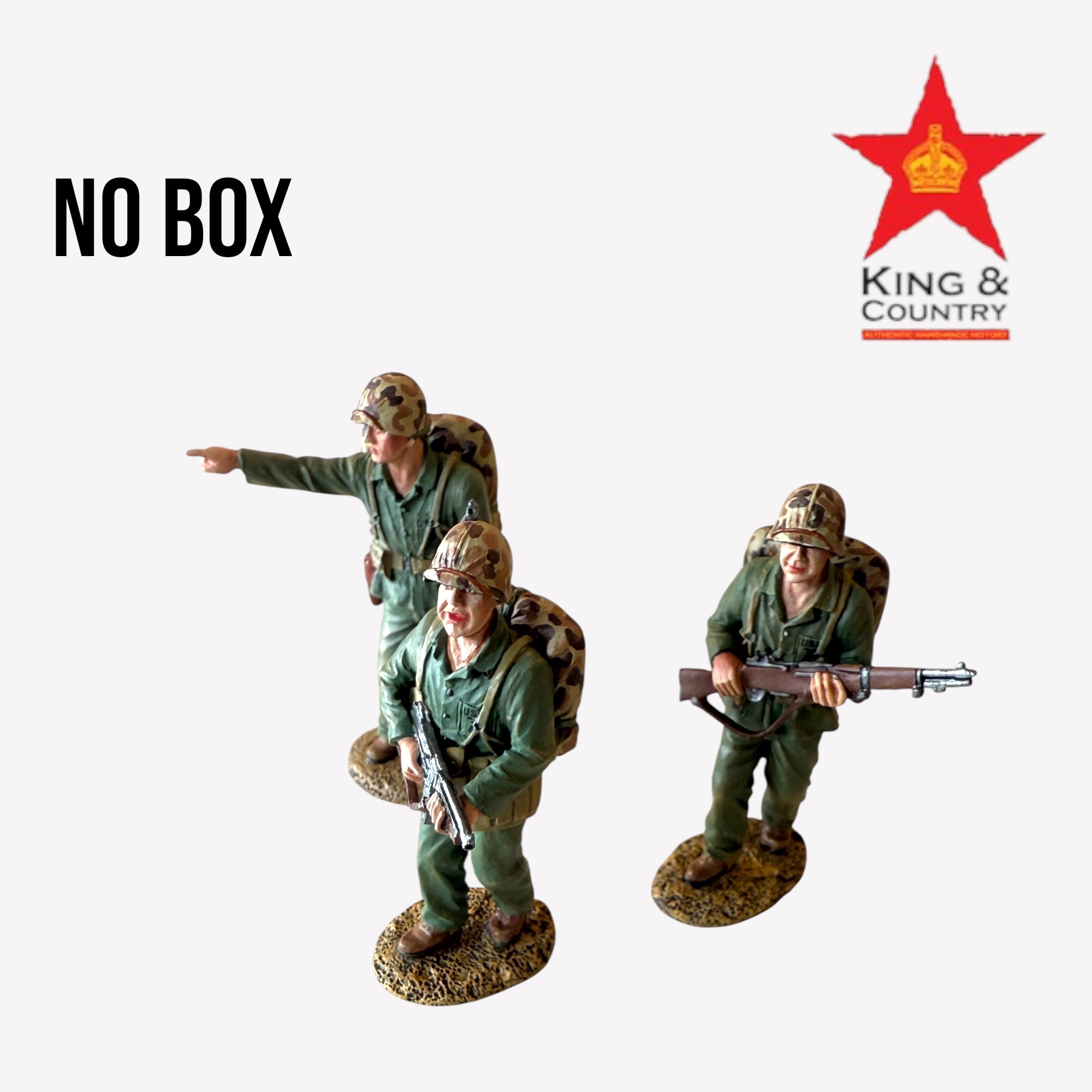  Product image 1 of the product “3 USMC Figures   NO BOX ”