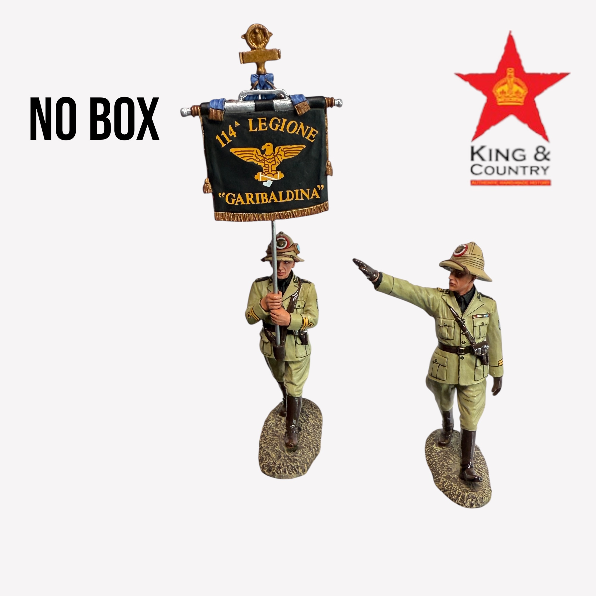  Artikelbild 1 des Artikels “Italian Forces, Marching Officer Saluting and Flagbearer NO BOX “