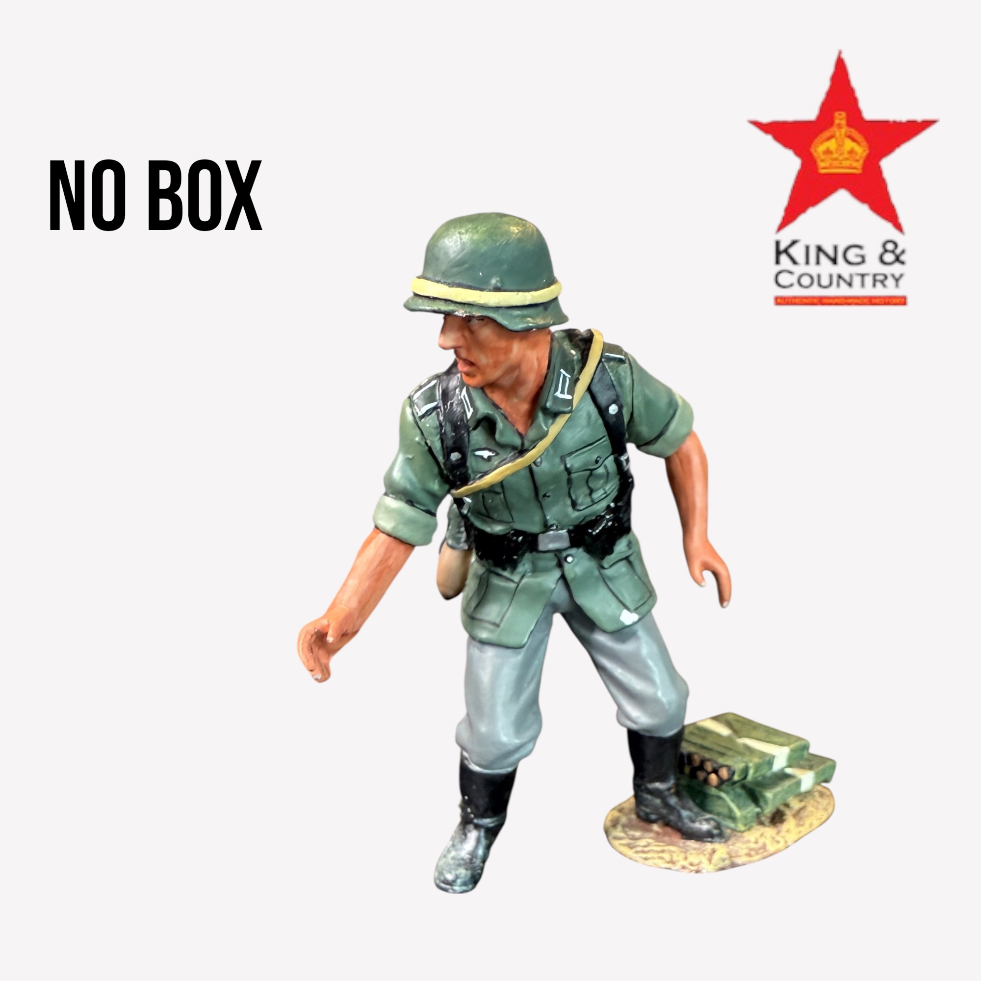  Product image 1 of the product “37mm ANTI TANK GUN Crew  BY KING AND COUNTRY (RETIRED) (No Box) ”