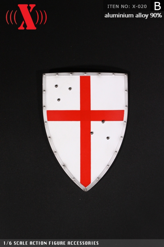  Artikelbild 1 des Artikels “Knight Shield (White)  Metal 1:6 “
