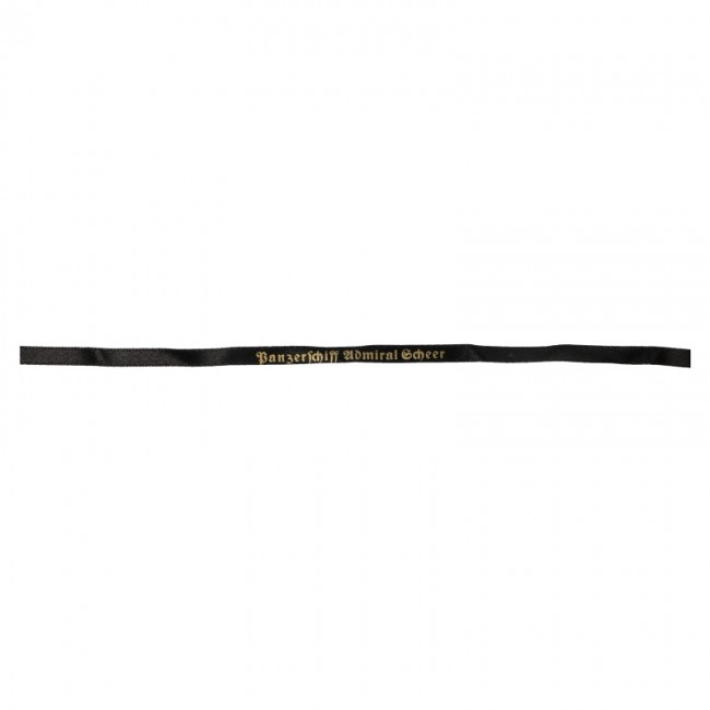  Artikelbild 1 des Artikels “Kriegsmarine Panzerschiff Admiral Scheer Seaman Cap Headband (Black) 1:6 “
