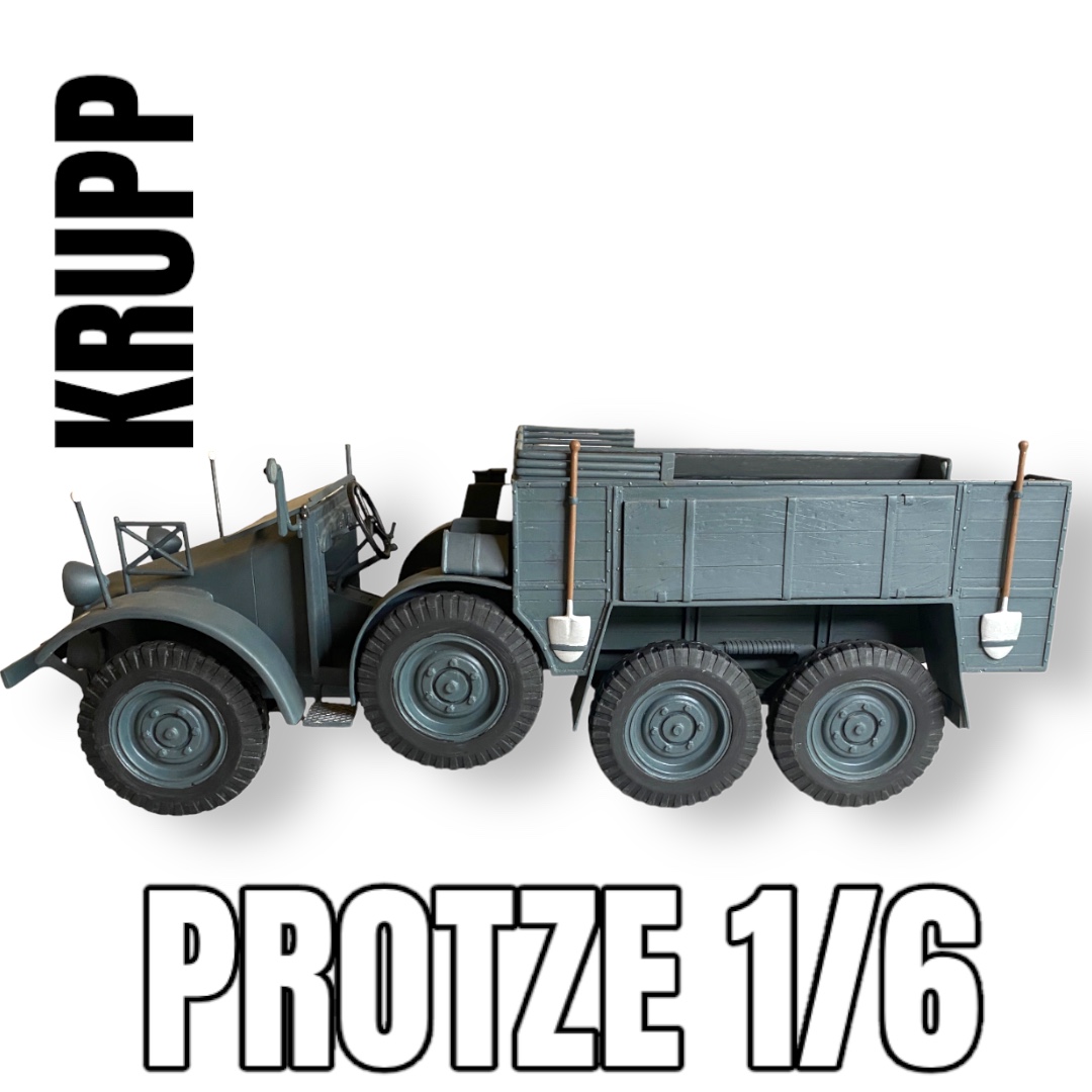  Artikelbild 1 des Artikels “Krupp Protze 1:6 Handgefertig “