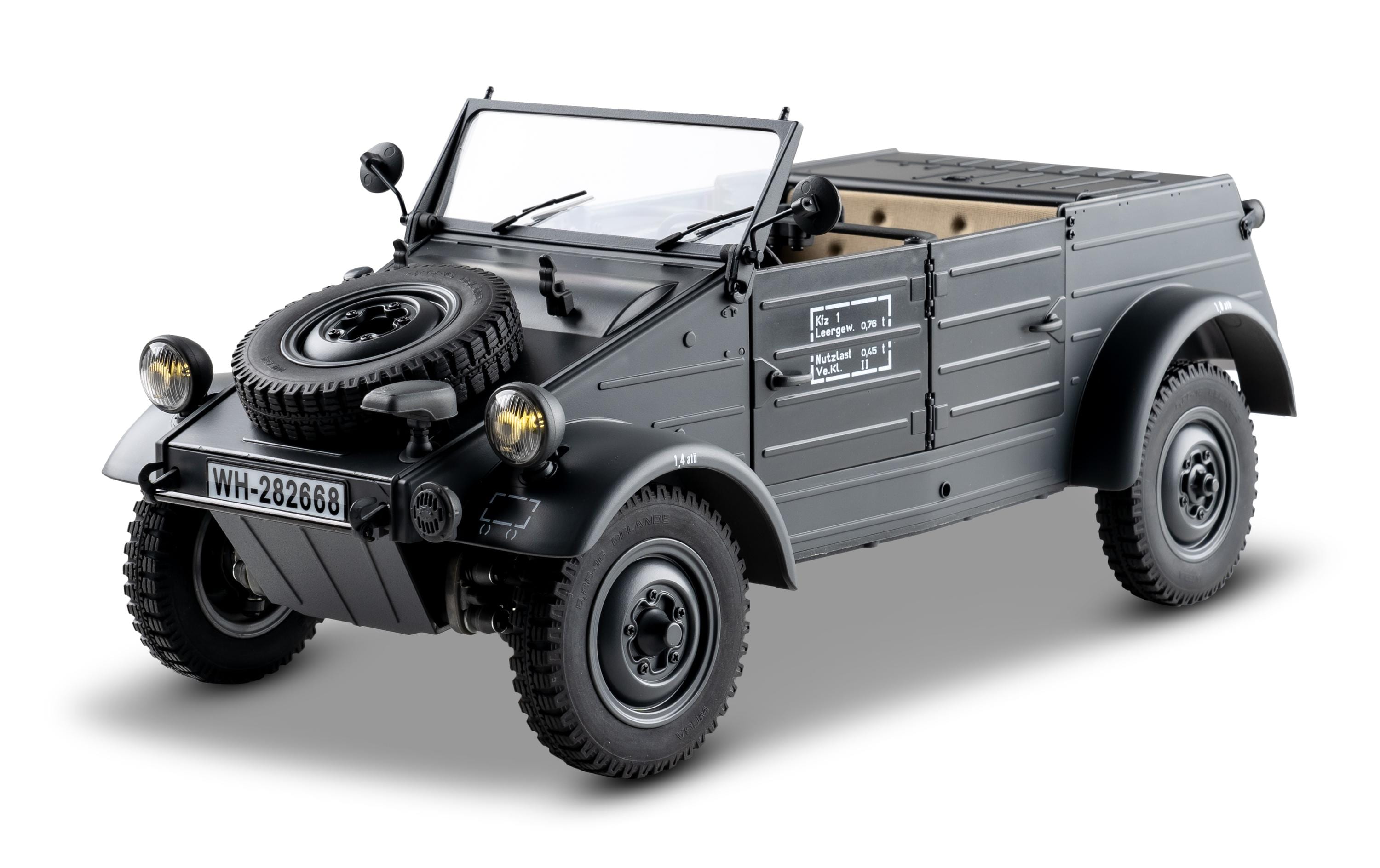  Artikelbild 1 des Artikels “1:12 Scaler Kübelwagen Typ 82 RTR ROCHOBBY “