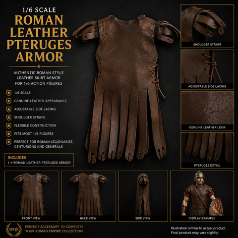  Artikelbild 1 des Artikels “1/6 Roman Leatherlike Pteruges Armor “