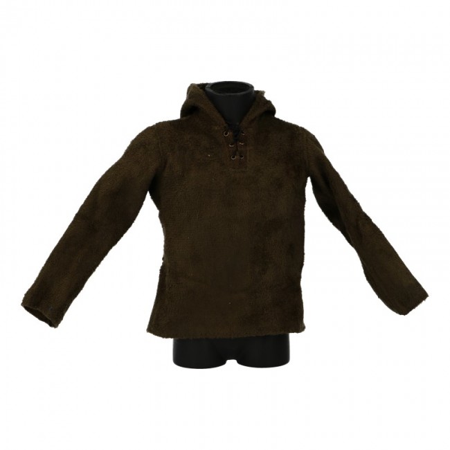  Product image 1 of the product “Velvet Medieval Hooded Shirt (Olive Drab) 1/6 ”