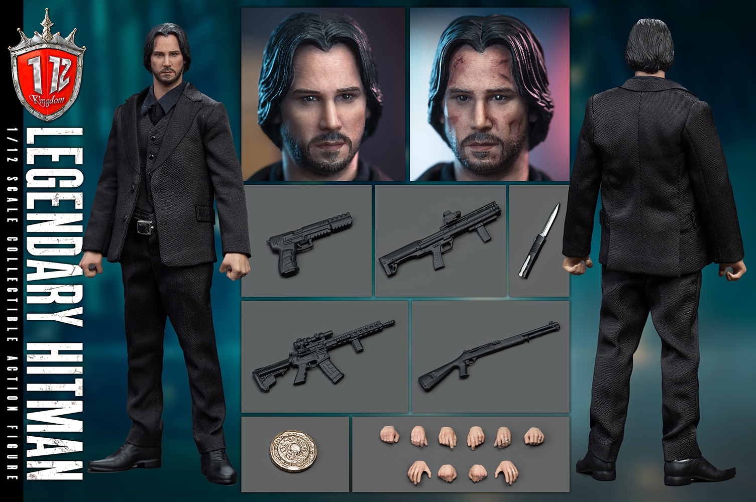  Artikelbild 1 des Artikels “1:12 action figure – Wick “