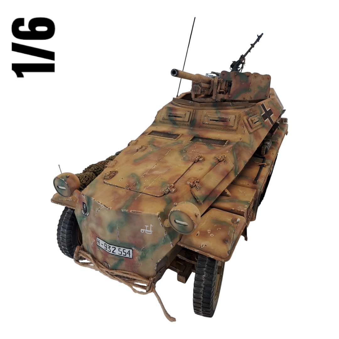  Artikelbild 1 des Artikels “SDKFZ 250 Hankmade  HJ  1:6 (Kunststoff) “