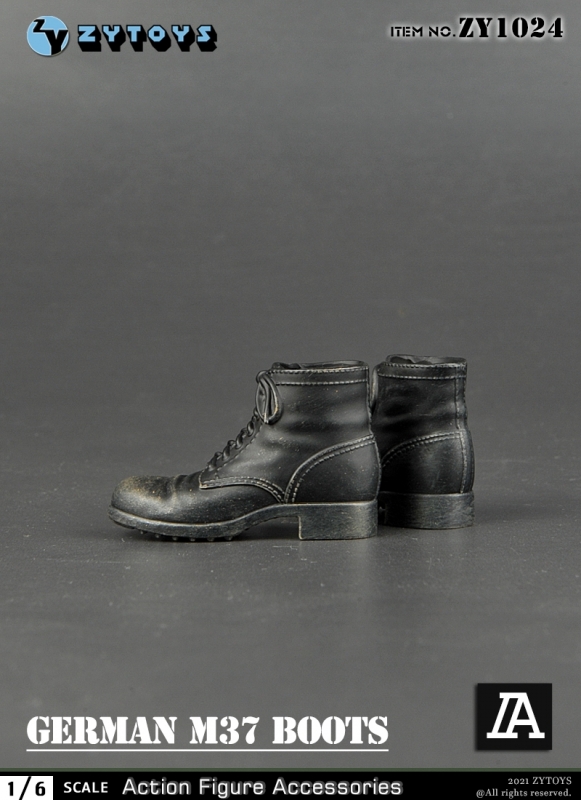  Product image 1 of the product “M37 German  Fieldboots  (Black) 1/6 ”