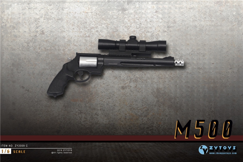  Artikelbild 1 des Artikels “M500 Pistol (Black) Kunststoff im Maßstab 1:6 “