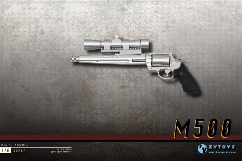  Artikelbild 1 des Artikels “M500 Pistol (Silver) Kunststoff im Maßstab 1:6 “
