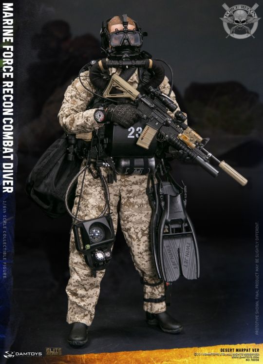 Product image 1 of the product “Marine Force Recon Combat Diver (Desert Marpat Version) ”