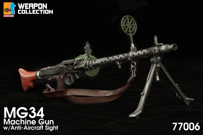 Artikelbild 1 des Artikels “MG34 Flieger MG with Ammo Drum (Grey) “