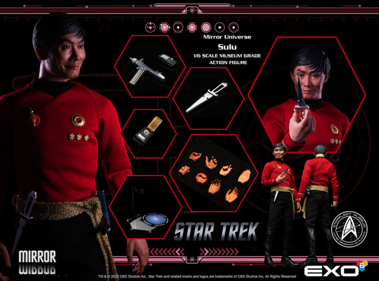  Artikelbild 1 des Artikels “Mirror SULU Star Treck original Serie 1:6 scale “