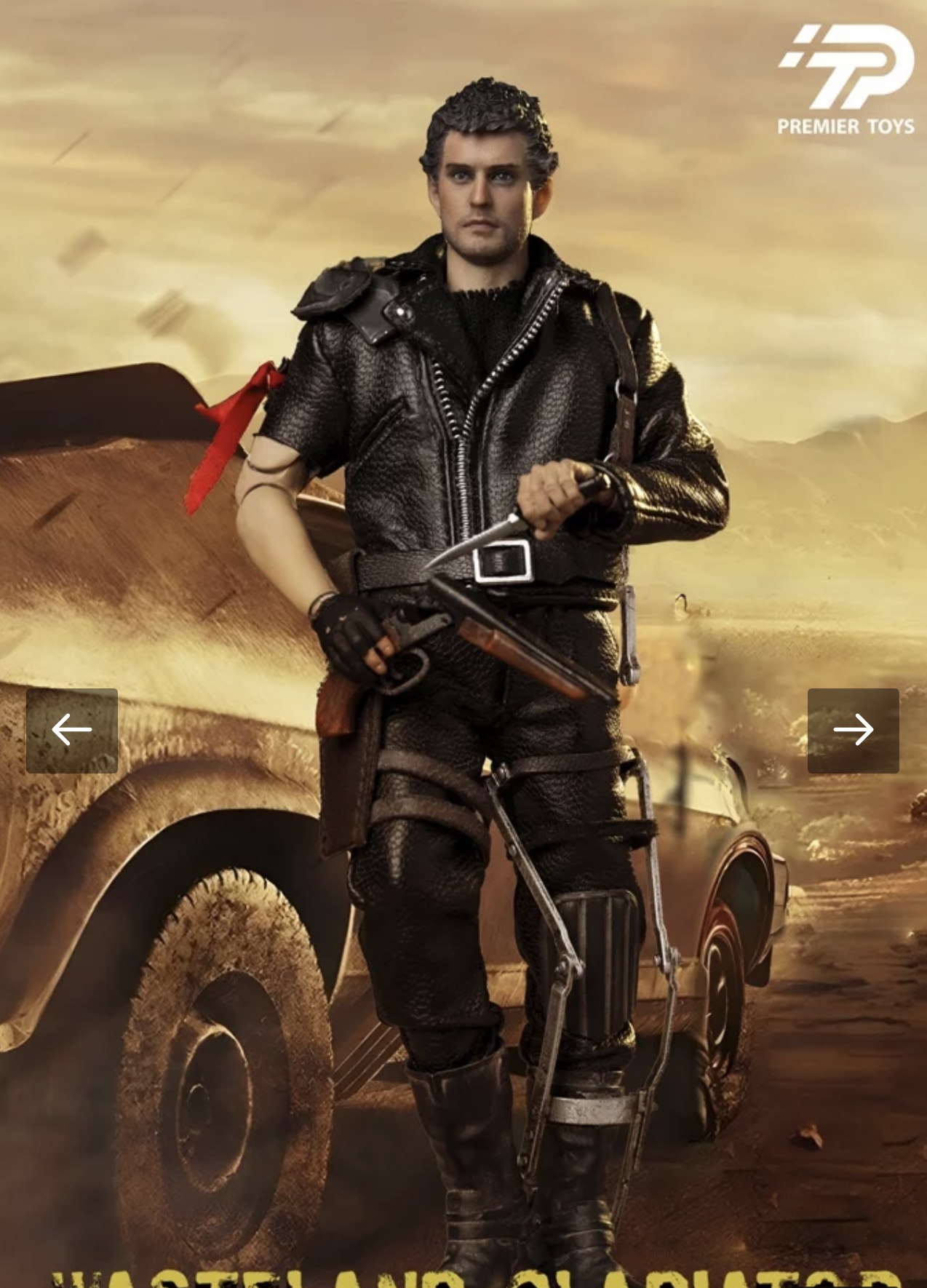  Artikelbild 1 des Artikels “Wasteland Gladiator - Mad Max - 1:12 scale mit Hund “