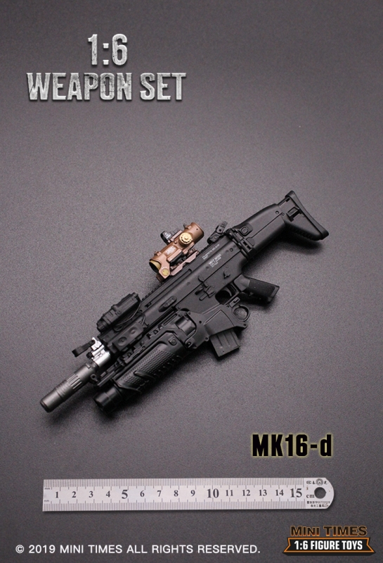  Artikelbild 1 des Artikels “MK16 Assault Rifle (Black) 1/6 “
