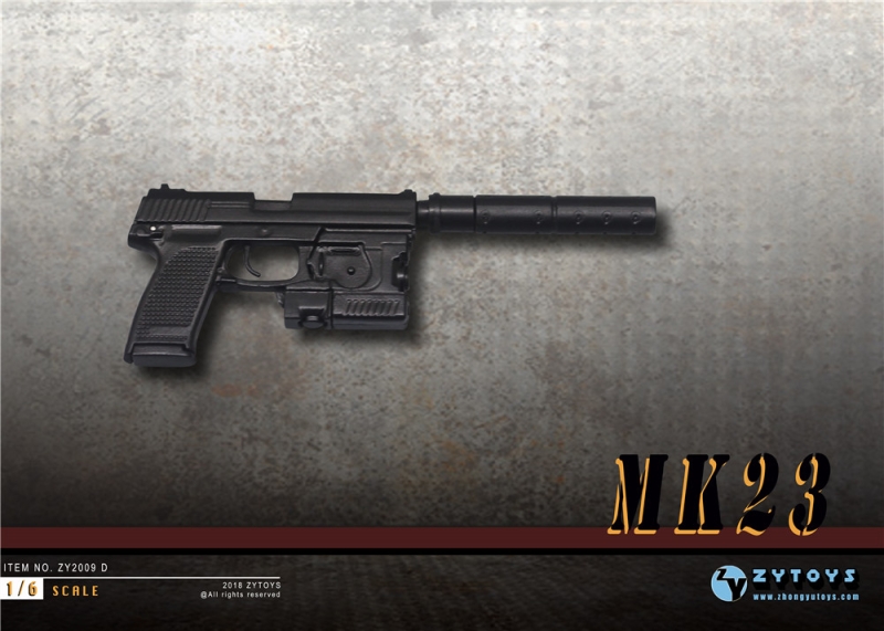  Artikelbild 1 des Artikels “MK23 Pistol (Black)  Kunststoff im Maßstab 1:6 “