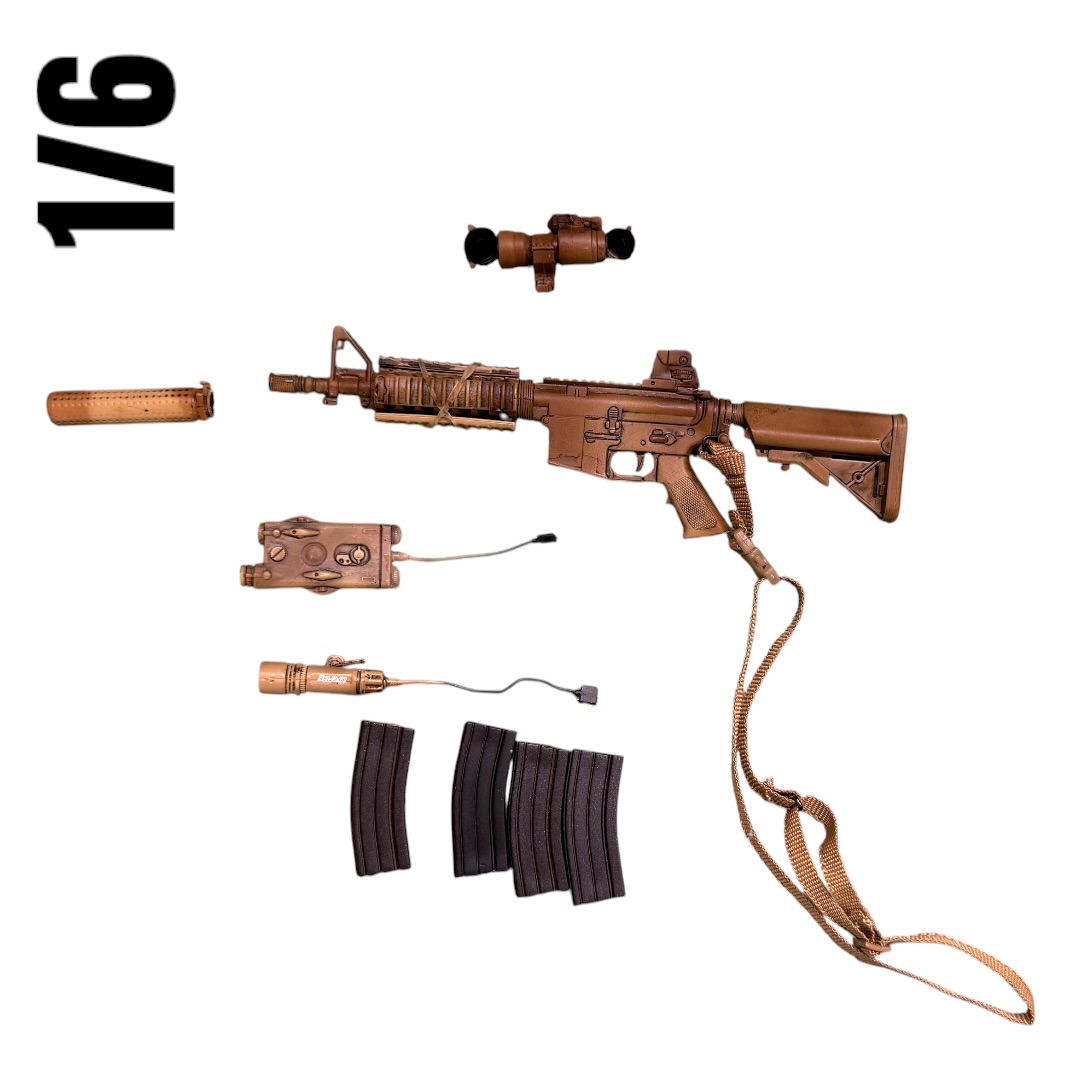  Product image 1 of the product “1/6-scale M4/M4A1-style carbine weapons set. ”