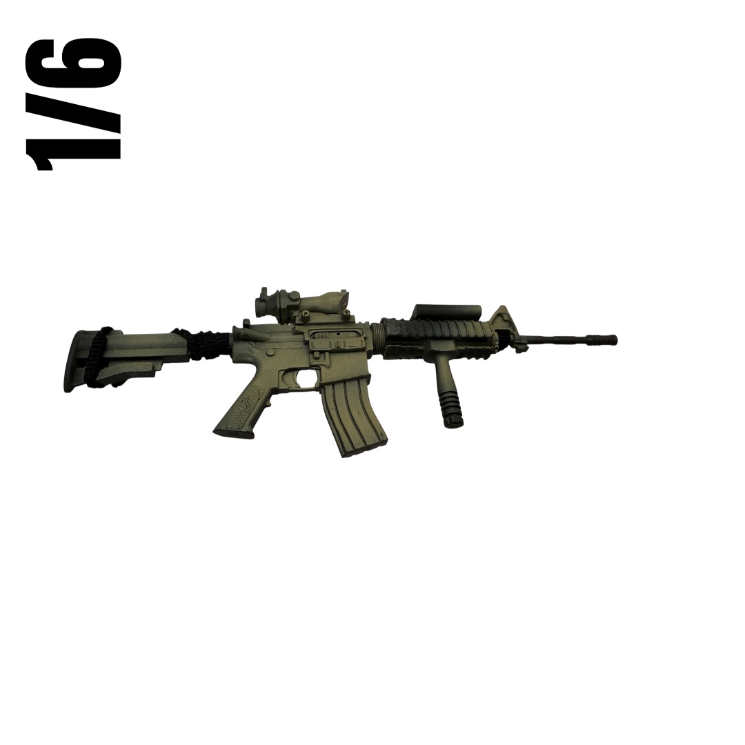  Product image 1 of the product “1:6 M16A2  Carbine Telescopic Stock Basic ”