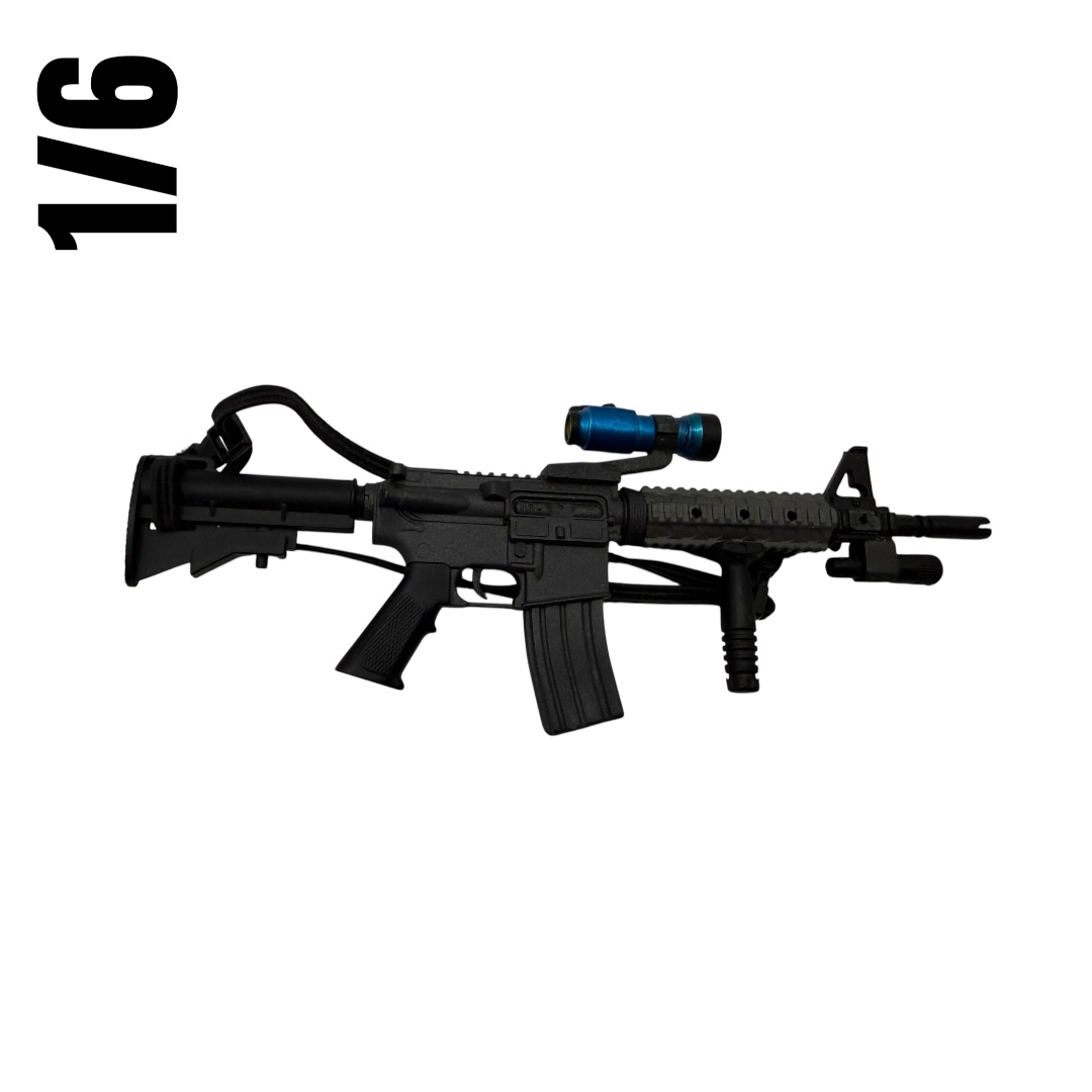  Product image 1 of the product “1:6 M16A2  AR Carbine Telescopic Stock sight ”