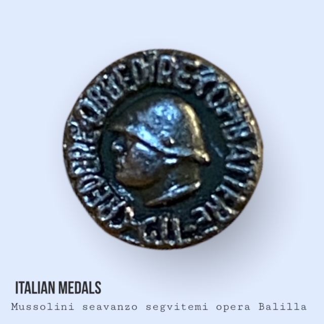  Artikelbild 1 des Artikels “MUSSOLINI SEAVANZO SEGVITEMI OPERA BALILLA 1:6 “