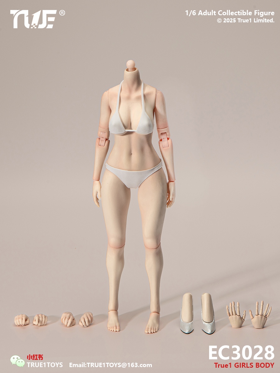  Product image 1 of the product “1:6 Narrow Shoulder Large Bust Body 1/6 (White Skin) ”