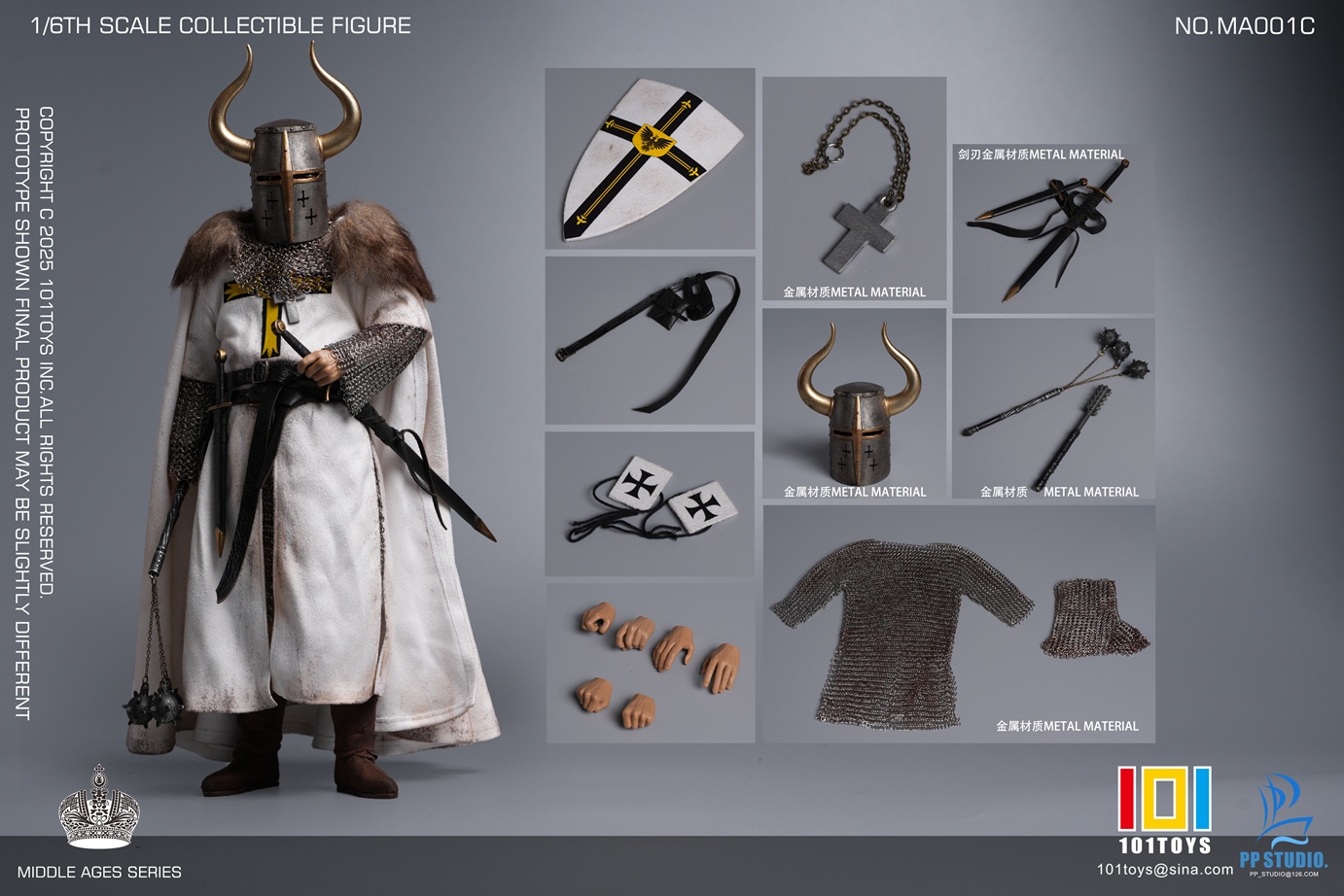 Artikelbild 1 des Artikels “1/6 NO.MA001C Medieval Teutonic Knights “
