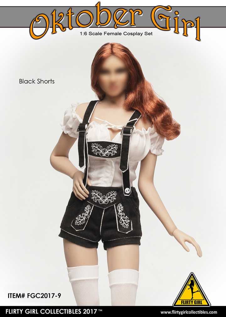  Product image 1 of the product “Oktoberfes Black Lederhose 1/6 ”