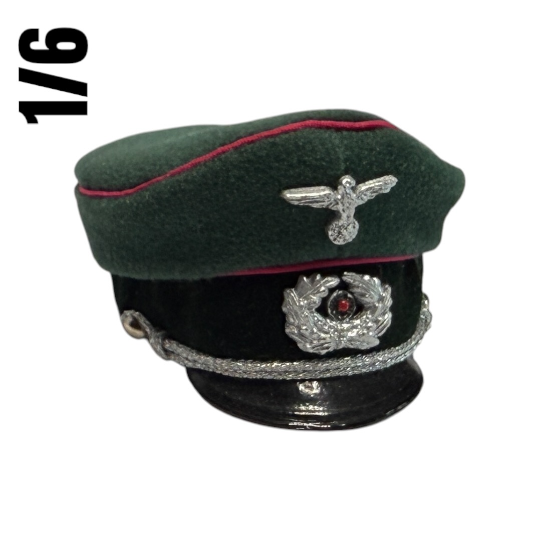  Product image 1 of the product “Wehrmacht Visor Cap (Green) 1/6 ”